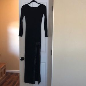 Gorgeous Floor Length Black Evening Dress